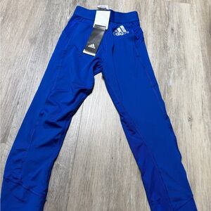 adidas Kids Royal Blue Athletic Leggings